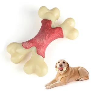 Fabrika satış çeşitli yaygın kullanılan gıcırtılı kemik topu interaktif köpek çiğnemek oyuncak
