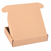 Boîte en carton brun kraft, boîte d'expédition en carton ondulé, boîte pliable auto-scellante, boîte d'expédition recyclable pour le commerce électronique, petites entreprises