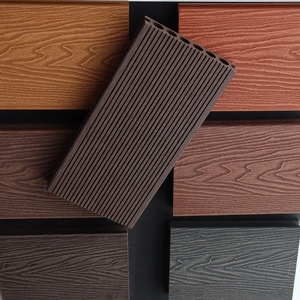 Tarima <span class=keywords><strong>Exterior</strong></span> Moderna Impermeable de WPC con Superficie Lisa con Relieve 3D de Grano de Madera, <span class=keywords><strong>Suelo</strong></span> Compuesto Ecológico para <span class=keywords><strong>Patio</strong></span> - Product Image 6