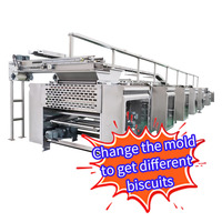 Nouveau prix d'usine four électrique à biscuits durs et mous ligne de production automatique de machines à biscuits
