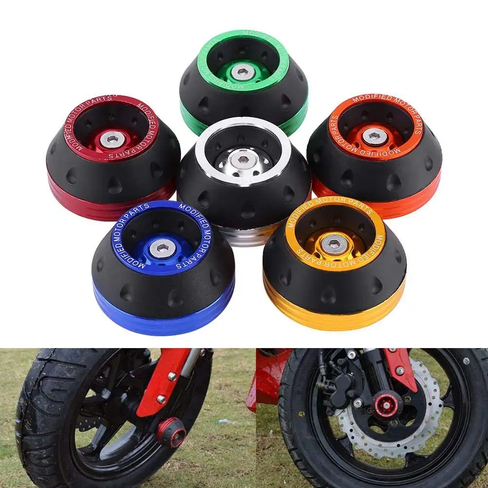 Motorrad Roller Anti Collision Cup Gabel Hard Motocross Protector Rad schutz Motorrad Crash Pads Frame Slider