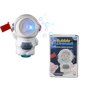 Máquina de Burbujas de Astronauta OEM de 10 Agujeros, Set Blanco con Luz LED Azul, Recuerdo de Fiesta de Cumpleaños para Niños, Juguete de Verano al por Mayor - Product Image 1