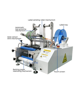 Machine d'étiquetage semi-automatique pour bouteilles rondes, applicateur d'autocollants auto-adhésifs pour canettes, bières, boissons, bouteilles en plastique, bocaux en verre