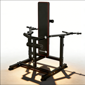 Panca Pieghevole Regolabile in Pelle per Sollevamento Pesi, Attrezzatura da Palestra Domestica Multifunzionale per <span class=keywords><strong>Petto</strong></span> e Corpo Intero in Carbonio - Product Image 1