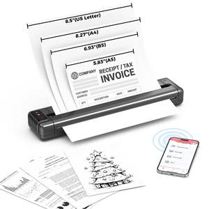 Impresora térmica Phomemo Q302 A4 inalámbrica portátil para imprimir documentos en la oficina y el hogar - Product Image 1