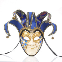 Baige carnaval fantôme Festival fête vénitien masque de bal horreur Clown fête bal décor accessoires venise masque pour hommes