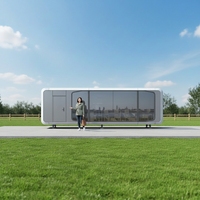 STAR CABIN Y7 Maison Capsule Préfabriquée Moderne, Module d'Habitation Modulaire Entièrement Meublé, Structure en Acier, Cabine Mobile Écologique, Garantie 5+ Ans