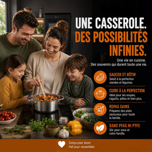 Casserole de style américain moderne de haute qualité, faitout en acier inoxydable triple couche - Product Image 4