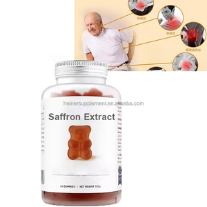 Bebas gula Vegan Saffron Gummies Garcinia Cambogia Rhodiola Rosea ekstrak kunyit alami - Product Image 2