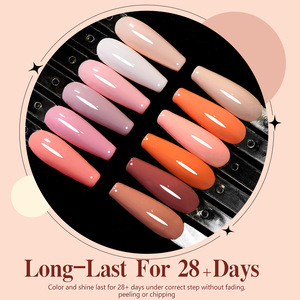 Profession elle Nude Gel <span class=keywords><strong>Polish</strong></span> Collection - 12 natürliche Farben Nail Art Gel für die französische Maniküre - Product Image 5