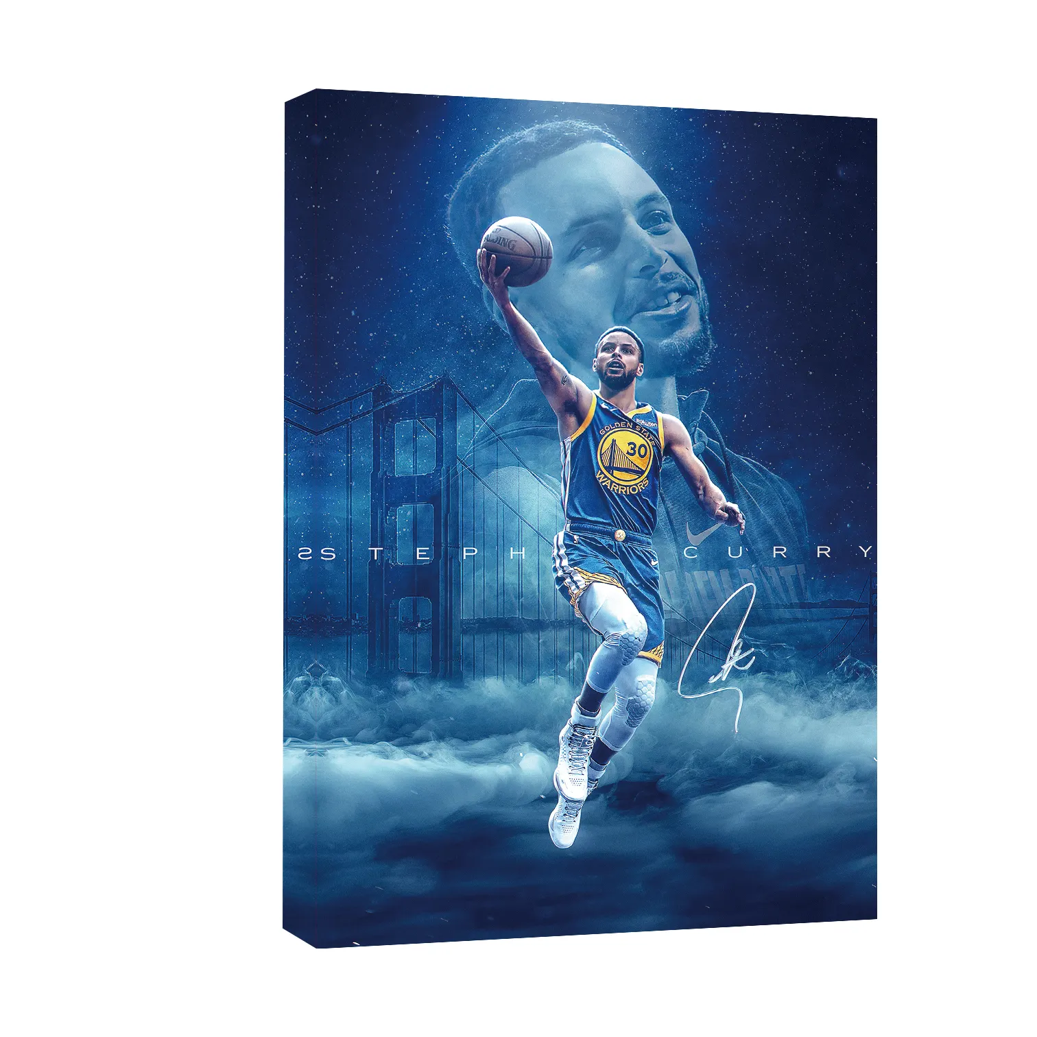 Basketbalposter Stephen Curry Met Zijn Kenmerkende Gouden Staatsstrijders Muurkunst Voor Huisdecoratie Op Canvas Cadeau