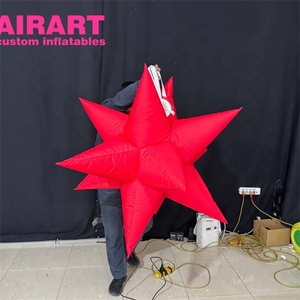 ของตกแต่งงานปาร์ตี้มีดาวเป่าลมสีชมพูสำหรับแขวน - Product Image 4