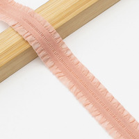 Vente d'usine brodé dentelle élastique sangle ruban pour coudre des accessoires de vêtement robes et jouets ceinture vêtements sous-vêtements