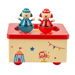 La doyee tuyệt vời kỹ thuật số xiếc theo chủ đề xoay nhảy múa búp bê với nhạc cụ bằng gỗ hộp âm nhạc - Product Image 5