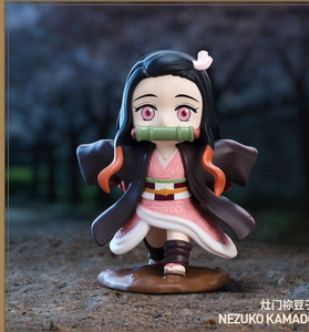 Set Originale 100% di 9 Pezzi Orologi da Polso Demon Slayer, Blind Box in PVC Scala 1/12, <span class=keywords><strong>Figure</strong></span> Anime Giapponesi di Tanjirou e <span class=keywords><strong>Nezuko</strong></span>, Giocattoli Unisex per Bambini - Product Image 5