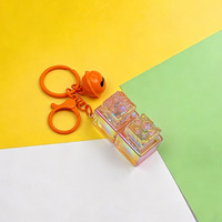 Porte-clés en silicone électroplaqué en forme de clavier mécanique 3D, petit cadeau anti-stress pour clés de voiture
