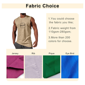 Logo con stampa personalizzata da uomo in bianco da palestra sport muscoloso allenamento semplice canotta per <span class=keywords><strong>Fitness</strong></span> abbigliamento con canotta e canotta <span class=keywords><strong>Bodybuilding</strong></span> da uomo - Product Image 4