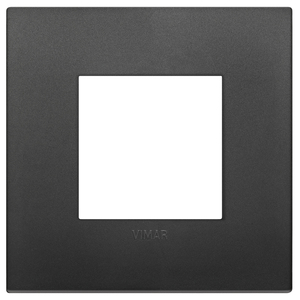 Vimar Classic 2M Black Plate 9x9cm Wall <b>Switch</b> Cover - Product Image 1