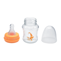 Verre de sécurité en gros la bouteille de lait en forme de mamelon de simulation sans BPA biberon pour bébé