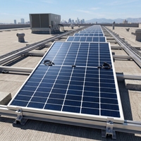Module solaire mono-bifacial de type N 182 400W-450W avec une efficacité allant jusqu'à 24,40%