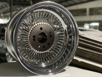 Velg Kawat Baja 18 Inci Desain Multi Spoke Baru Tahan Lama Kekuatan Tinggi untuk Mobil Klasik