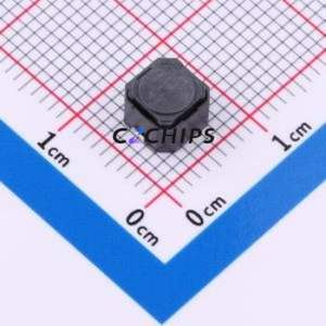 HX 6x6x4.3WS Tactile Switch SMD,6x6mm Switch Single Pole Single Throw Round Button 2.5N Vertical Mount - Product Image 1