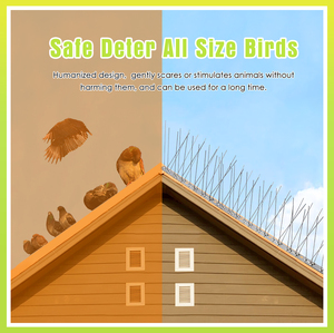 Púas Antipájaros de Acero Inoxidable 304 de 24cm, 30cm, 36cm para Paneles Solares, Tiras Repelentes de Palomas, Protección Exterior Resistente a la Intemperie - Product Image 5
