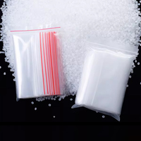 Sacs en plastique LDPE biodégradables pour l'emballage de bijoux, grand sac debout tissé avec poignée découpée et impression personnalisée