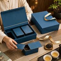 Boîte d'expédition en carton ondulé personnalisée avec impression de logo, fermeture magnétique, robuste, durable, écologique, pour pâtisserie et thé