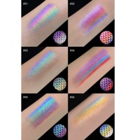 Eyeshadow Chameleon 7 Warna Multi Chrome Duochrome Shimmer Riasan Mata Tahan Air Pigmentasi Tinggi Tersedia OEM Private Label