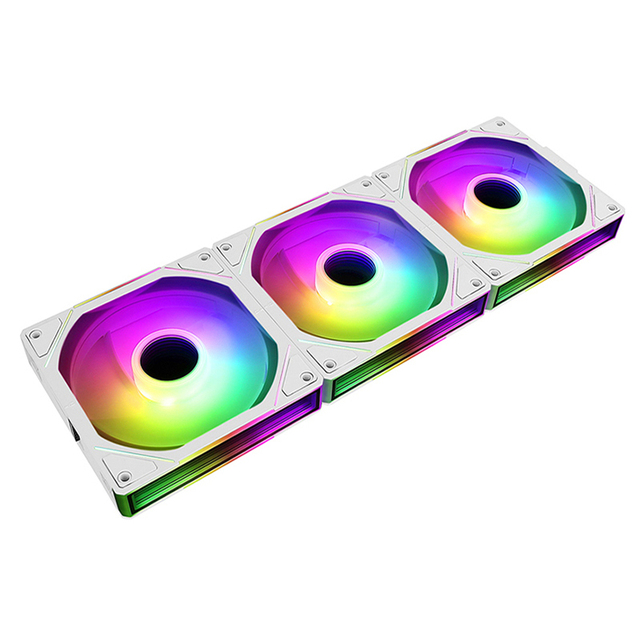 ARGB Mirror Cycle Light Effect 800-2000RPM PWM Water Cooling Cooler Fan Hot PC Cooling Fan in Stock Computer Accessories