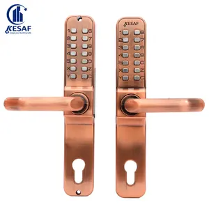 High Quality Double-Sided Password Digital Keyless Iron Gate Door Lock Mechanical Code Lock Push Button Door Lock