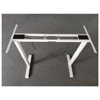 Bureau assis-debout ergonomique moderne et abordable avec hauteur réglable, roulettes et protection anti-collision pour usage commercial