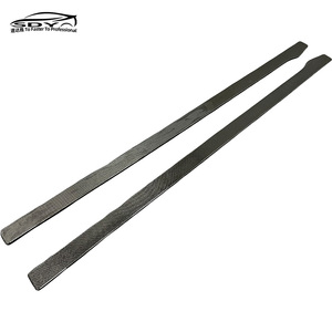 W205 C Class Chất Lượng Cao Sợi Carbon SD Phong Cách Bên Váy Bên Bumper Lip Cho Mercedes Benz W205 C Class C63 C43 - Product Image 3
