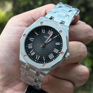 Reloj de Moda para <span class=keywords><strong>Hombre</strong></span> <span class=keywords><strong>Guess</strong></span> GW0575G2, Gran Oferta 2025, Bisel Dodecagonal de 42 mm, Cronógrafo Sunray, Acero Inoxidable, Resistente al Agua 50 m - Product Image 3