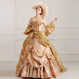 Vestido de corte gótico Retro Medieval, vestido de baile de Dama Real, cuello cuadrado, cintura ajustada, lazo, <span class=keywords><strong>disfraz</strong></span> elegante para <span class=keywords><strong>mujer</strong></span> - Product Image 2