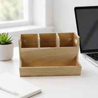 Stylos en bois porte-crayons tasse pour bureau télécommande support en bois