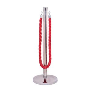 ที่มีคุณภาพที่ดีที่สุดสแตนเลสมงกุฎด้านบนกำมะหยี่เชือกการควบคุมฝูงชนสิ่งกีดขวาง - Product Image 5