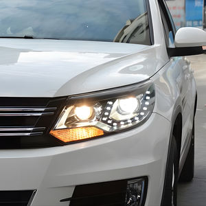 Pour VW <span class=keywords><strong>Tiguan</strong></span> 2013-2016 LED Auto Phare Assemblage Mise À Niveau Tearful Style LED Voiture Avant Lampes Projecteur Lentille Accessoires - Product Image 6