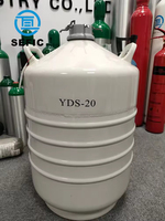 Réservoir de stockage d'azote liquide de conteneur d'azote cryogénique de Type SEFIC 10L/20L/30L/50L YDS