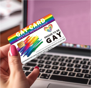 Stampa personalizzata impermeabile e antigraffio LGBTQ amore arcobaleno Gay Pride <span class=keywords><strong>carta</strong></span> <span class=keywords><strong>di</strong></span> <span class=keywords><strong>credito</strong></span> adesivo <span class=keywords><strong>di</strong></span> pelle - Product Image 1