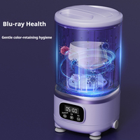 Mini lave-linge portable rechargeable par USB pour laver les sous-vêtements et les chaussettes, lave-linge électrique sans fil