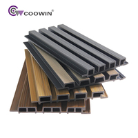 Panneau mural WPC co-extrudé imperméable et résistant aux UV pour décoration extérieure, revêtement mural composite WPC extérieur