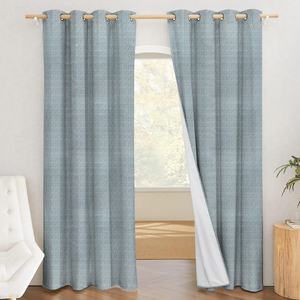 Vente en gros de tissu brossé <span class=keywords><strong>Film</strong></span> noir composite à œillets Impression numérique Rideaux de fenêtre occultants pour le salon - Product Image 4