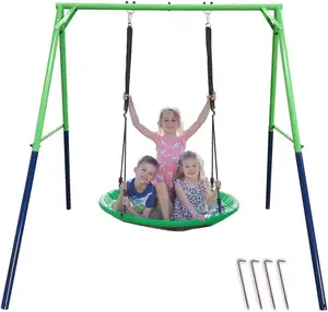 Custom Kids Swing Set 40 Inch Schotel Swing Set Met Metalen Standaard