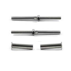 Conector de Barandilla de Acero Inoxidable Eda, Abrazadera de Alambre, Accesorio de Fijación Roscado, Uso General - Product Image 2