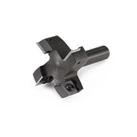 Fresa de 4 filos indexable para romper placas, para carpintería manual y de fresado, para ranurado y limpieza de fondo