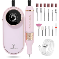 Perceuse à ongles électrique 40000 tr/min, machine de manucure professionnelle avec moteur sans balais, ensemble de ponçage pour ongles, équipement de polissage pour salon de manucure