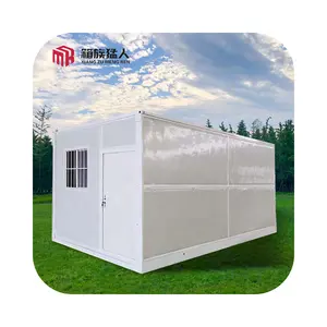 Chine expédition modulaire préfabriqué pliant houe vivante 20 pieds pliant préfabriqué maison conteneur avec toilettes