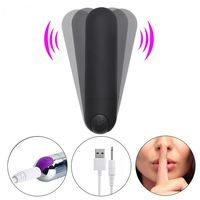 G-Punkt Bullet Vibrator Nippel Klitoris Stimulator USB Aufladbar 100% Wasserdicht Silikon für Reisen